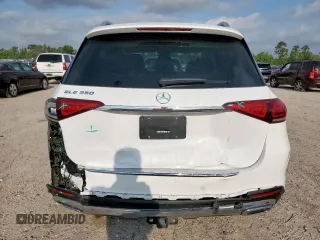 2022 Mercedes-Benz GLE 350 with VIN 4JGFB4JB2NA614931, listed as a Copart auction lot 57523185 with 51,340 mi miles and Salvage title. Bid and sale history available at DreamBid. Image 6.