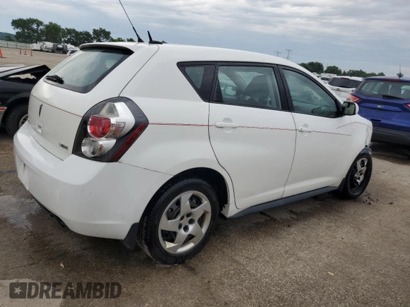 2010 Pontiac Vibe 1SA with VIN 5Y2SP6E8XAZ412803, listed as a Copart auction lot 61876895 with 105,582 mi miles and Salvage title. Bid and sale history available at DreamBid. Image 3.