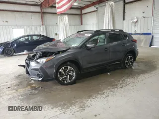 2024 Subaru Crosstrek Premium с VIN JF2GUADC3RH355077, выставлен на аукционе Copart как лот 57085475 с пробегом 12 231 миль миль и Списание • Salvage title. История ставок и продаж доступна на DreamBid. Изображение 1.