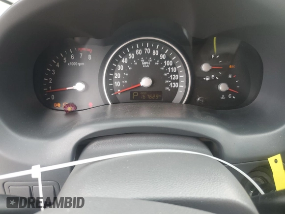 2012 Kia Sedona LX with VIN KNDMG4C79C6447490, listed as a Copart auction lot 78223984 with 167,629 mi miles and Salvage Title. Bid and sale history available at carsss.com. Image 9.