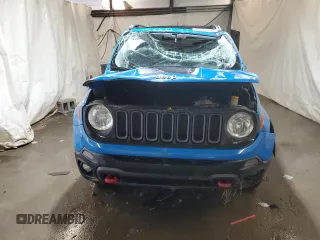 2015 Jeep Renegade Trailhawk with VIN ZACCJBCT0FPB74673, listed as a Copart auction lot 63626295 with 152,146 mi miles and Salvage title. Bid and sale history available at DreamBid. Image 5.