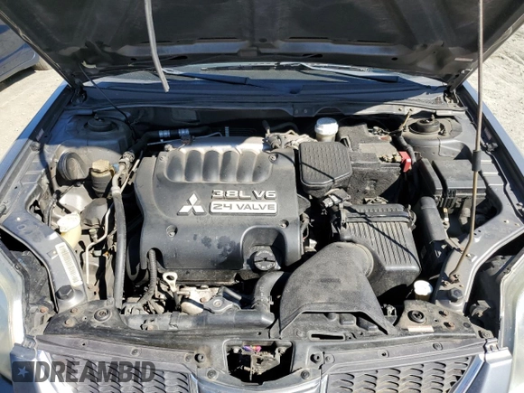 2004 Mitsubishi Galant LS with VIN 4A3AB56S54E128812, listed as a Copart auction lot 46216065 with 176,366 mi miles and Salvage Title. Bid and sale history available at carsss.com. Image 12.