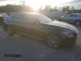 2017 Genesis G80 3.8L with VIN KMHGN4JE5HU180447, listed as a Copart auction lot 79687954 with 70,495 mi miles and Salvage Title. Bid and sale history available at DreamBid. Image 4.