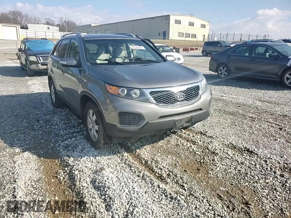 2012 Kia Sorento LX with VIN 5XYKT4A20CG276328, listed as a Copart auction lot 44186065 with 128,218 mi miles and Salvage Title. Bid and sale history available at carsss.com. Image 11.