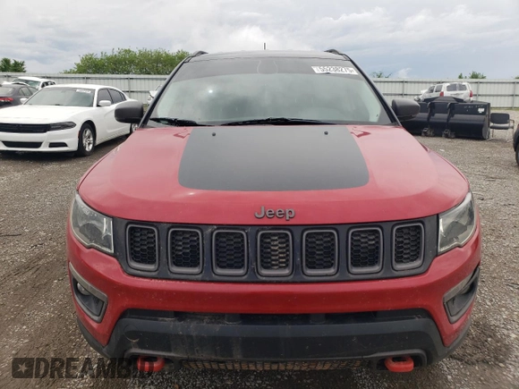 2018 Jeep Compass Trailhawk с VIN 3C4NJDDB3JT343265, выставлен на аукционе Copart как лот 55238275 с пробегом 111 691 миль миль и Списание • Salvage title. История ставок и продаж доступна на DreamBid. Изображение 5.
