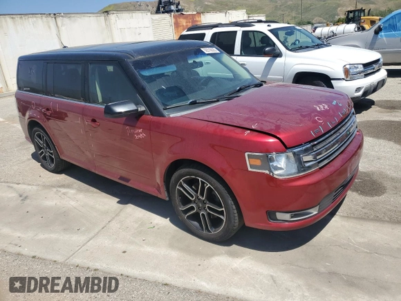 2014 Ford Flex SEL z VIN 2FMGK5C86EBD45249, wystawiony jako Copart lot #56516635 z przebiegiem 129 557 mil mil oraz Szkody całkowita. Historia ofert i sprzedaży dostępna na DreamBid. Obrazek 4.
