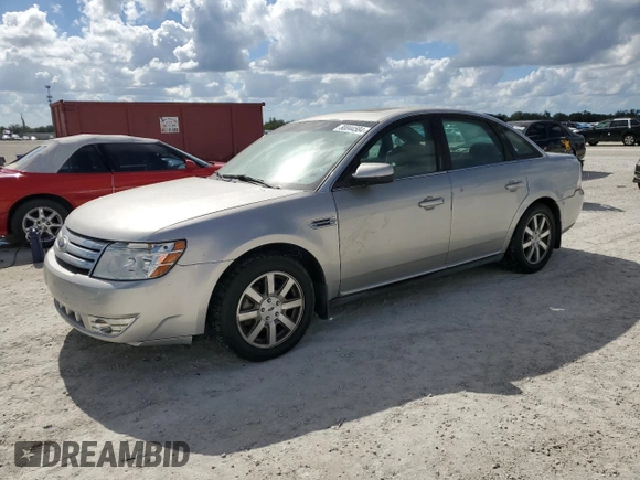 2008 Ford Taurus SEL with VIN 1FAHP24W58G175538, listed as a Copart auction lot 80044584 with 0 mi miles and Salvage Title. Bid and sale history available at carsss.com. Image 1.