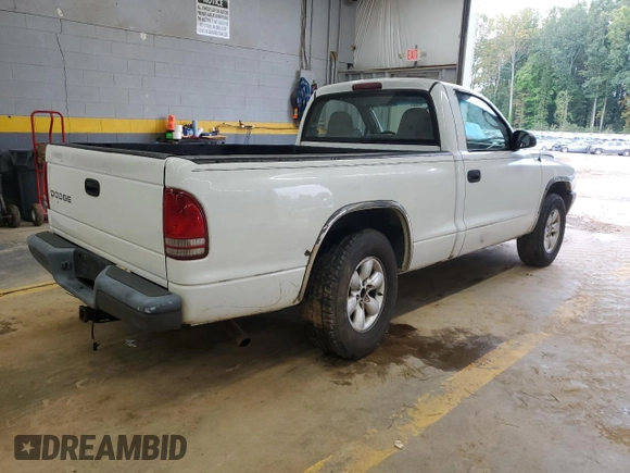 2003 Dodge Dakota with VIN 1D7FL16X73S307529, listed as a Copart auction lot 73568784 with 314,924 mi miles and Salvage Title. Bid and sale history available at carsss.com. Image 3.
