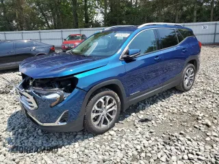2020 GMC Terrain SLT z VIN 3GKALPEX0LL194034, wystawiony jako Copart lot #58690205 z przebiegiem 44 760 mil mil oraz Szkoda całkowita • Salvage title. Historia ofert i sprzedaży dostępna na DreamBid. Obrazek 1.