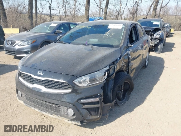 2020 Kia Forte LXS with VIN 3KPF24AD7LE160160, listed as a IAAI auction lot 41785749 with 55,988 mi miles. Bid and sale history available at carsss.com. Image 2.
