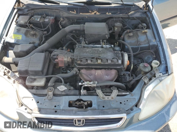 1998 Honda Civic DX with VIN JHMEJ6624WS000450, listed as a Copart auction lot 54217265 with 299,994 mi miles and Salvage Title. Bid and sale history available at carsss.com. Image 11.