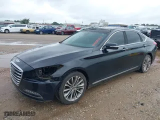 2016 Hyundai Genesis 3.8L with VIN KMHGN4JE3GU106717, listed as a IAAI auction lot 40319357 with 207,077 mi miles. Bid and sale history available at carsss.com. Image 2.