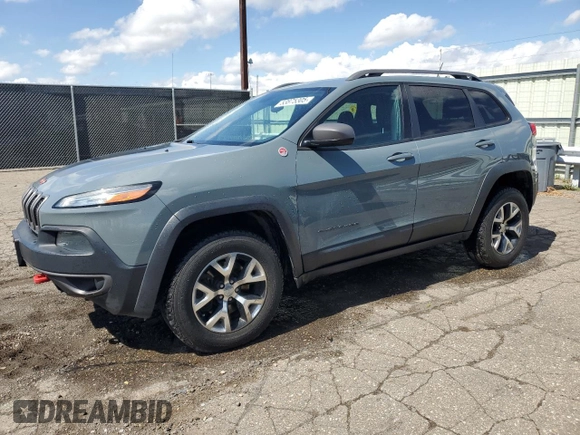 2014 Jeep Cherokee Trailhawk with VIN 1C4PJMBB4EW203320, listed as a Copart auction lot 53875305 with 112,425 mi miles and Clean Title. Bid and sale history available at carsss.com. Image 1.