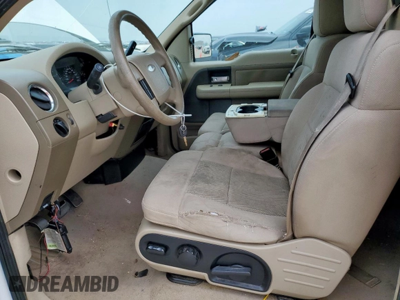 2004 Ford F-150 XL with VIN 1FTPX12554NC11082, listed as a Copart auction lot 56373895 with 191,499 mi miles and Salvage title. Bid and sale history available at DreamBid. Image 7.