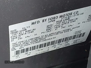 2014 Ford Explorer XLT z VIN 1FM5K7D88EGB09230, wystawiony jako IAAI lot #42684351 z przebiegiem 70 204 mil mil oraz . Historia ofert i sprzedaży dostępna na DreamBid. Obrazek 9.