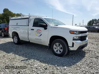 2019 Chevrolet Silverado 1500 Work Truck with VIN 3GCNWAEF1KG293378, listed as a Copart auction lot 64559693 with 57,066 mi miles and Salvage Title. Bid and sale history available at DreamBid. Image 4.