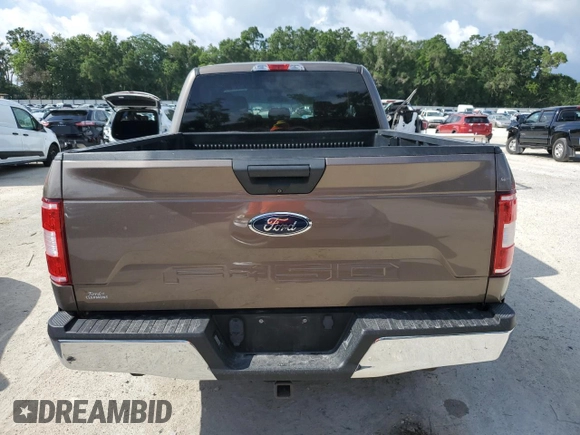 2019 Ford F-150 XL with VIN 1FTEX1CB3KKD95061, listed as a Copart auction lot 58544655 with 54,391 mi miles and Salvage title. Bid and sale history available at DreamBid. Image 6.