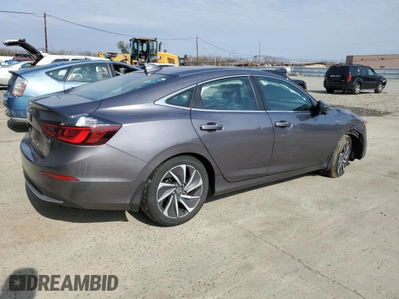 2019 Honda Insight Touring with VIN 19XZE4F9XKE011331, listed as a Copart auction lot 51068605 with 129,440 mi miles and Salvage Title. Bid and sale history available at carsss.com. Image 3.