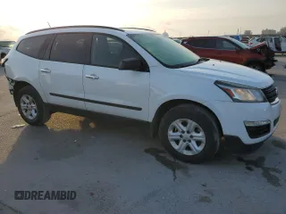 2017 Chevrolet Traverse LS with VIN 1GNKRFKD1HJ183777, listed as a Copart auction lot 54166265 with 205,567 mi miles and Salvage Title. Bid and sale history available at carsss.com. Image 4.