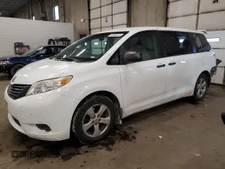 2012 Toyota Sienna with VIN 5TDZK3DC8CS269050, listed as a Copart auction lot 45496015 with 179,666 mi miles and Salvage Title. Bid and sale history available at carsss.com. Image 1.