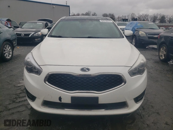 2014 Kia Cadenza Premium with VIN KNALN4D76E5148948, listed as a Copart auction lot 84216514 with 164,612 mi miles and Salvage Title. Bid and sale history available at carsss.com. Image 5.