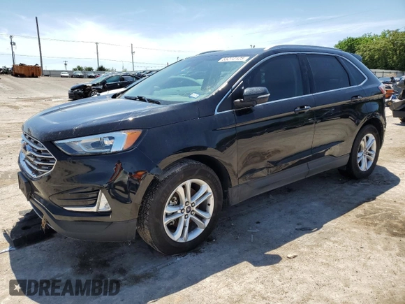 2019 Ford Edge SEL z VIN 2FMPK3J9XKBC19570, wystawiony jako Copart lot #55272125 z przebiegiem 69 602 mil mil oraz Szkoda całkowita • Salvage title. Historia ofert i sprzedaży dostępna na DreamBid. Obrazek 1.