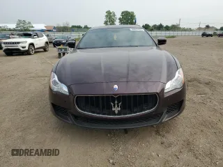 2015 Maserati Quattroporte S Q4 z VIN ZAM56RRA5F1144548, wystawiony jako Copart lot #59844425 z przebiegiem 70 370 mil mil oraz Czysty tytuł • Clean title. Historia ofert i sprzedaży dostępna na DreamBid. Obrazek 5.