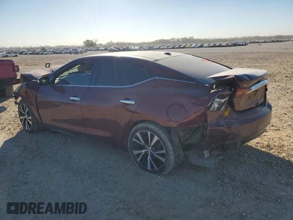 2017 Nissan Maxima SV with VIN 1N4AA6AP1HC450563, listed as a Copart auction lot 42515125 with 123,937 mi miles and Salvage Title. Bid and sale history available at carsss.com. Image 2.
