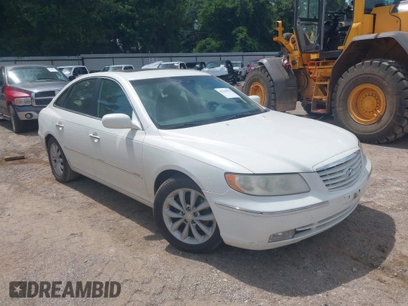 2006 Hyundai Azera SE with VIN KMHFC46F66A098423, listed as a IAAI auction lot 42519025 with Not provided miles and . Bid and sale history available at DreamBid. Image 1.