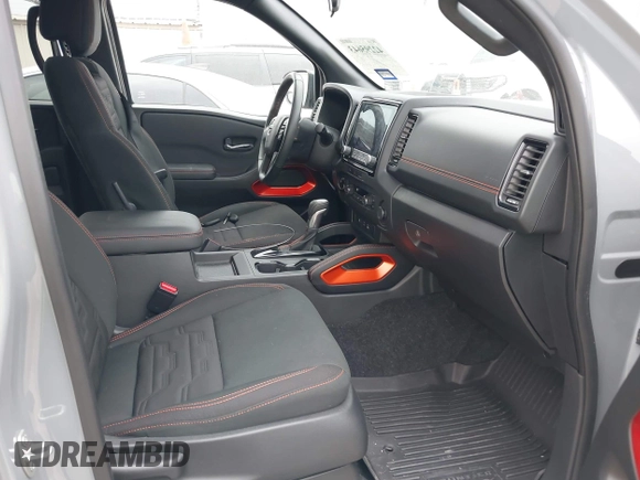 2024 Nissan Frontier SV with VIN 1N6ED1EK2RN630822, listed as a IAAI auction lot 42295643 with 15,548 mi miles and . Bid and sale history available at DreamBid. Image 5.