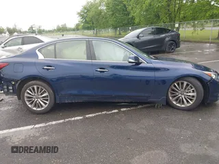 2024 Infiniti Q50 Luxe with VIN JN1EV7BR7RM631669, listed as a IAAI auction lot 42379035 with 9,376 mi miles and . Bid and sale history available at DreamBid. Image 13.