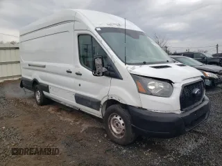 2019 Ford Transit with VIN 1FTYR3XMXKKA54383, listed as a Copart auction lot 47279395 with 95,604 mi miles and Salvage title. Bid and sale history available at DreamBid. Image 4.