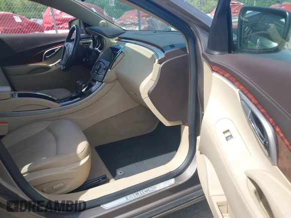 2012 Buick LaCrosse Premium 1 with VIN 1G4GE5E30CF268477, listed as a IAAI auction lot 42360737 with 44,860 mi miles and . Bid and sale history available at DreamBid. Image 5.