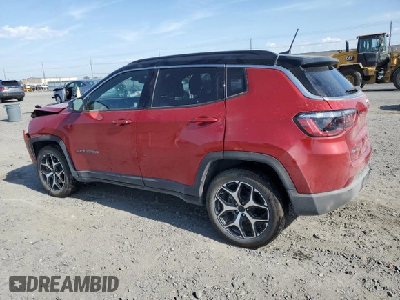 2025 Jeep Compass Limited with VIN 3C4NJDCN6ST546034, listed as a Copart auction lot 60867155 with 5,285 mi miles and Salvage title. Bid and sale history available at DreamBid. Image 2.