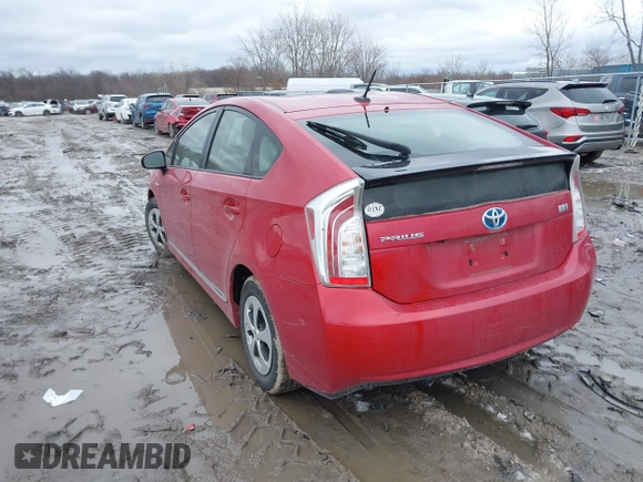 2015 Toyota Prius Four with VIN JTDKN3DUXF0432788, listed as a IAAI auction lot 41731133 with 113,356 mi miles. Bid and sale history available at carsss.com. Image 3.