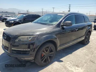 2012 Audi Q7 Premium Plus with VIN WA1LGBFE8CD004487, listed as a Copart auction lot 63729244 with 160,981 mi miles and Clean title. Bid and sale history available at DreamBid. Image 1.