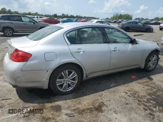 2011 Infiniti G25 x with VIN JN1DV6AR0BM450863, listed as a Copart auction lot 65278084 with 104,649 mi miles and Salvage Title. Bid and sale history available at carsss.com. Image 3.