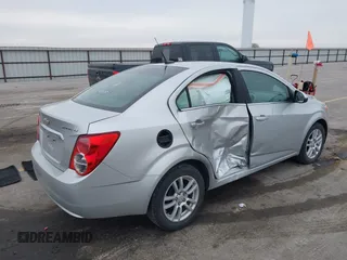 2012 Chevrolet Sonic LT with VIN 1G1JC5SH0C4162034, listed as a IAAI auction lot 41967195 with 87,086 mi miles and . Bid and sale history available at DreamBid. Image 4.