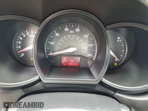 2013 Kia Rio EX with VIN KNADN4A38D6208940, listed as a Copart auction lot 64391565 with 138,628 mi miles and Clean title. Bid and sale history available at DreamBid. Image 9.
