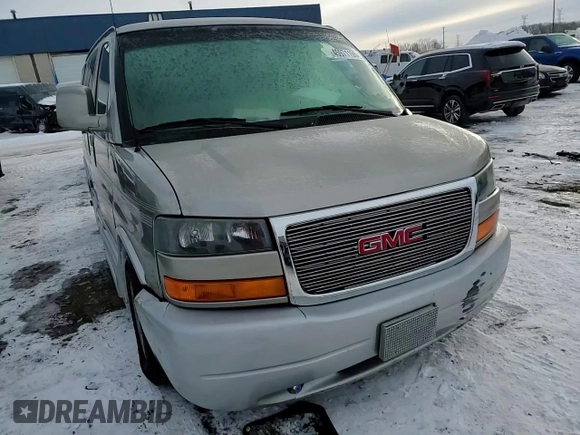 2004 GMC Savana Cargo Van YF7 Upfitter with VIN 1GDFG15T341134365, listed as a Copart auction lot 45971155 with 117,966 mi miles and Salvage Title. Bid and sale history available at carsss.com. Image 12.