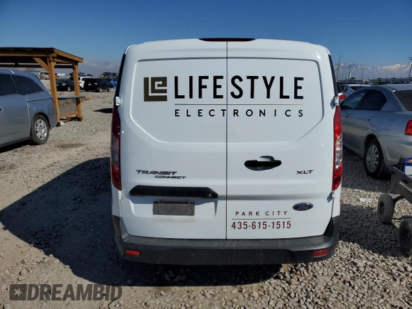 2020 Ford Transit Connect XLT with VIN NM0LS7F26L1472885, listed as a Copart auction lot 46425885 with 33,375 mi miles and Salvage title. Bid and sale history available at DreamBid. Image 6.