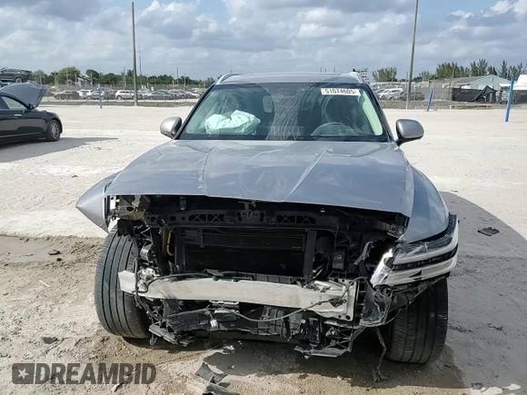 2022 Genesis GV80 with VIN KMUHCESC0NU084316, listed as a Copart auction lot 51074605 with 56,261 mi miles and Non Repairable. Bid and sale history available at DreamBid. Image 14.
