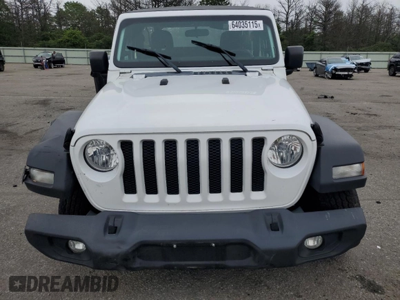 2018 Jeep Wrangler Sport z VIN 1C4GJXAG6JW168823, wystawiony jako Copart lot #64035115 z przebiegiem 90 387 mil mil oraz Szkoda całkowita • Salvage title. Historia ofert i sprzedaży dostępna na DreamBid. Obrazek 5.