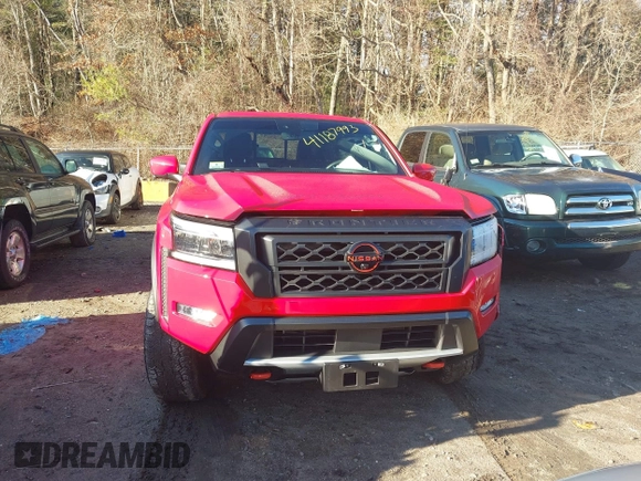 2024 Nissan Frontier SV with VIN 1N6ED1EK6RN609634, listed as a IAAI auction lot 41187993 with 21,034 mi miles and . Bid and sale history available at DreamBid. Image 13.
