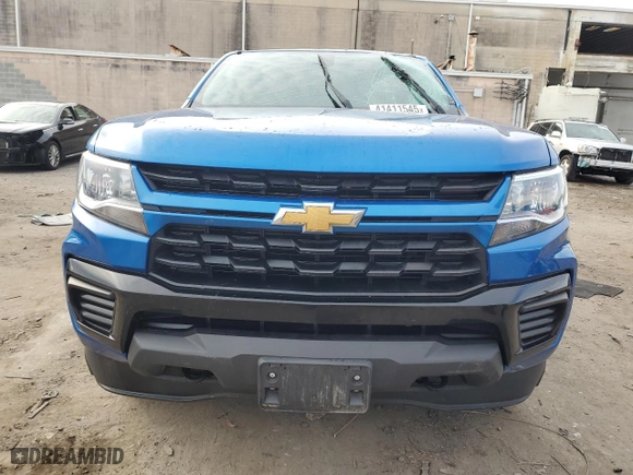 2021 Chevrolet Colorado 4WD Work Truck with VIN 1GCGTBEN3M1147063, listed as a Copart auction lot 88784025 with 34,157 mi miles and Salvage Title. Bid and sale history available at carsss.com. Image 5.