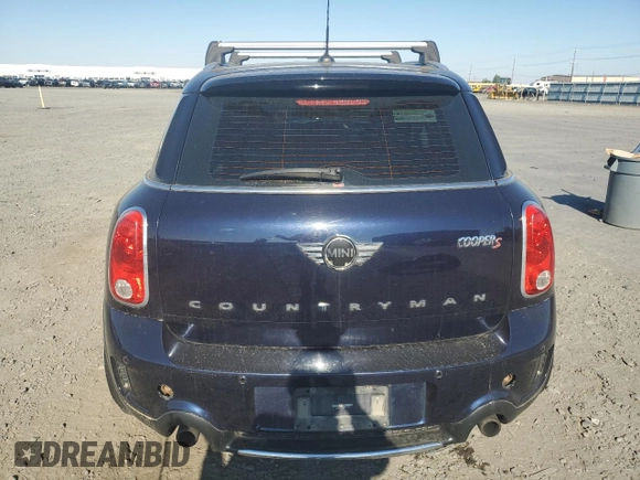 2013 MINI Countryman S ALL4 with VIN WMWZC5C52DWM16196, listed as a Copart auction lot 65157165 with Not provided miles and Salvage title. Bid and sale history available at DreamBid. Image 6.
