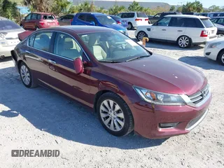2015 Honda Accord EX-L с VIN 1HGCR2F83FA051900, выставлен на аукционе IAAI как лот 41962685 с пробегом 59 254 миль миль и . История ставок и продаж доступна на DreamBid. Изображение 1.