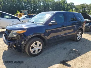 2015 Ford Utility Police Interceptor with VIN 1FM5K8AR3FGB75804, listed as a Copart auction lot 69393884 with 0 mi miles and Salvage Title. Bid and sale history available at carsss.com. Image 1.