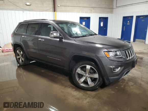 2014 Jeep Grand Cherokee Limited with VIN 1C4RJFBT8EC384064, listed as a Copart auction lot 44173625 with 198,428 mi miles and Salvage title. Bid and sale history available at DreamBid. Image 4.