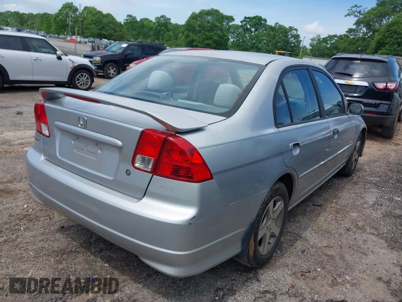 2004 Honda Civic EX with VIN 2HGES26774H527763, listed as a IAAI auction lot 42091363 with 207,191 mi miles and . Bid and sale history available at DreamBid. Image 4.